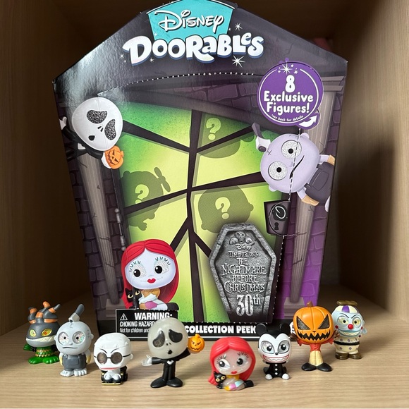 Disney Doorables Nightmare Before Christmas Collection Peek 8 Figures New - Picture 2 of 6